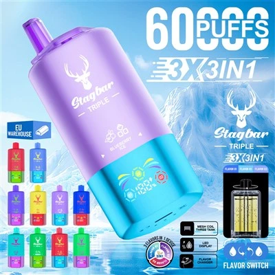 Stag Bar Vape Triple 60k Puffs Max Puff Bară de unică folosință